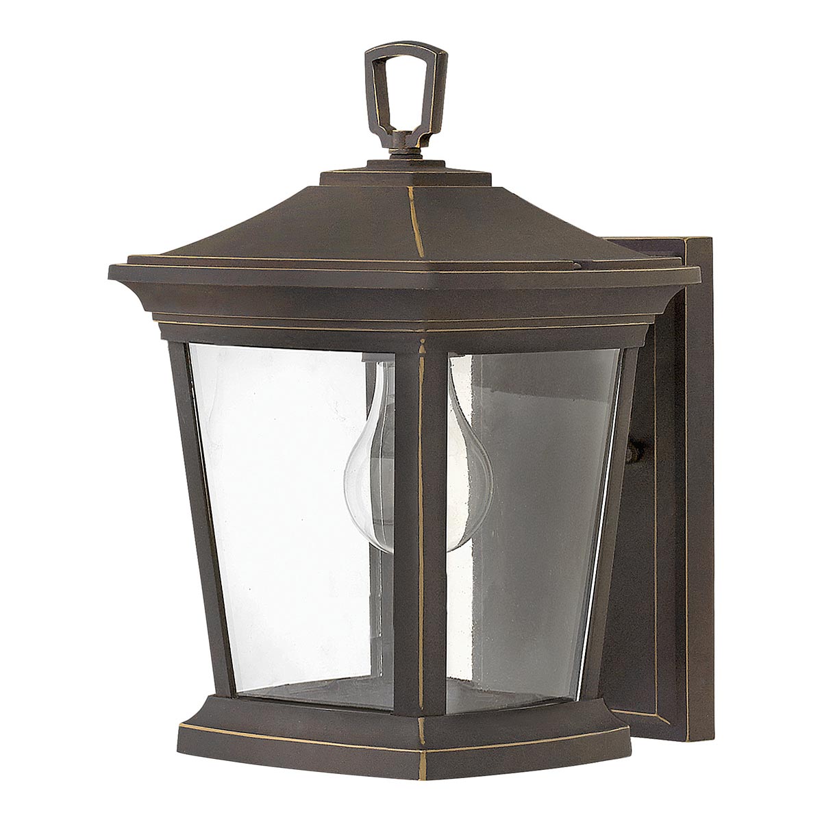 Hinkley Outdoor Wall Light from the Bromley range. Bromley 1 Light Small Wall Lantern Product Code = HK-BROMLEY2-S