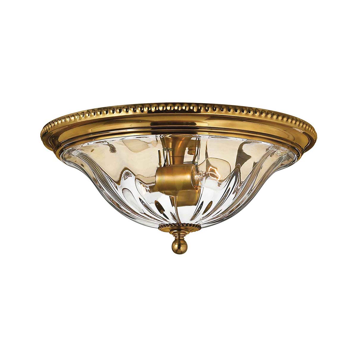 Hinkley Ceiling Flush from the Cambridge range. Cambridge 2 Light Flush Product Code = HK-CAMBRIDGE-F-A