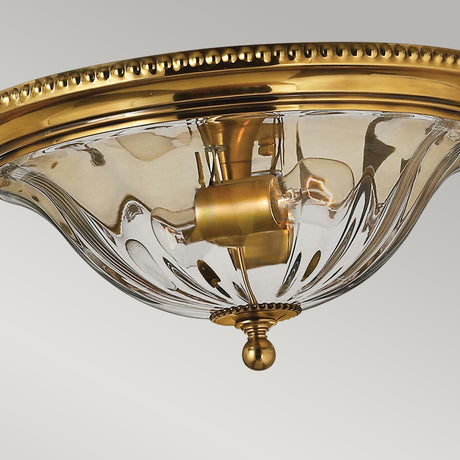 Hinkley Ceiling Flush from the Cambridge range. Cambridge 2 Light Flush Product Code = HK-CAMBRIDGE-F-A