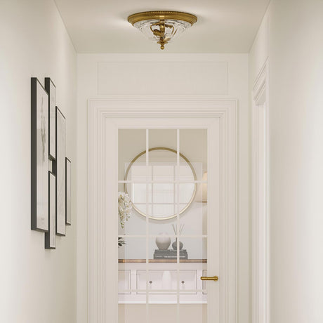 Hinkley Ceiling Flush from the Cambridge range. Cambridge 2 Light Flush Product Code = HK-CAMBRIDGE-F-A