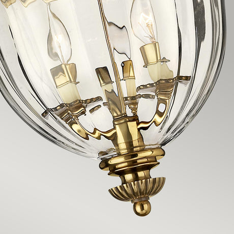 Hinkley Ceiling Flush from the Cambridge range. Cambridge 3 Light Flush Product Code = HK-CAMBRIDGE-F-B