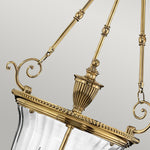 Hinkley Pendant from the Cambridge range. Cambridge 3 Light Large Pendant Product Code = HK-CAMBRIDGE-P-L