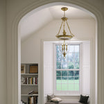 Hinkley Pendant from the Cambridge range. Cambridge 3 Light Large Pendant Product Code = HK-CAMBRIDGE-P-L