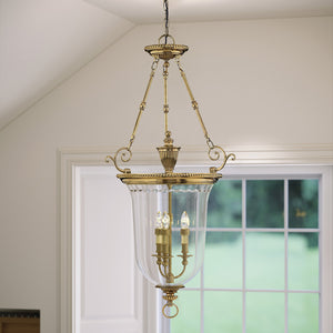 Hinkley Pendant from the Cambridge range. Cambridge 3 Light Large Pendant Product Code = HK-CAMBRIDGE-P-L