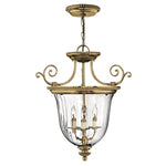 Hinkley Pendant from the Cambridge range. Cambridge 3 Light Small Pendant Product Code = HK-CAMBRIDGE-P-S