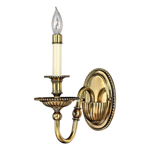 Hinkley Wall Light from the Cambridge range. Cambridge 1 Light Wall Light Product Code = HK-CAMBRIDGE1