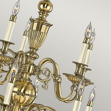 Hinkley Chandelier from the Cambridge range. Cambridge 15 Light Chandelier Product Code = HK-CAMBRIDGE15