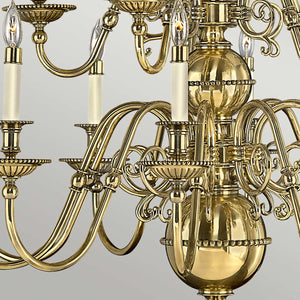 Hinkley Chandelier from the Cambridge range. Cambridge 15 Light Chandelier Product Code = HK-CAMBRIDGE15