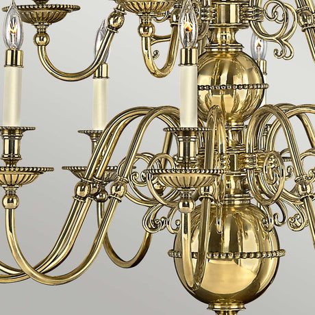 Hinkley Chandelier from the Cambridge range. Cambridge 15 Light Chandelier Product Code = HK-CAMBRIDGE15