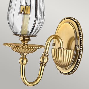 Hinkley Wall Light from the Cambridge range. Cambridge 1 Light Wall Light Product Code = HK-CAMBRIDGE1