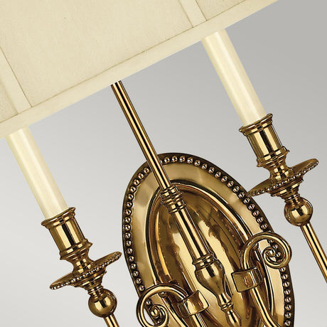 Hinkley Wall Light from the Cambridge range. Cambridge 2 Light Wall Light Product Code = HK-CAMBRIDGE2-B