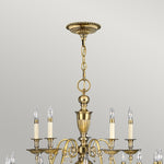 Hinkley Chandelier from the Cambridge range. Cambridge 25 Light Chandelier Product Code = HK-CAMBRIDGE25