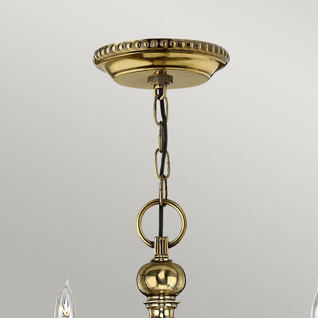 Hinkley Chandelier from the Cambridge range. Cambridge 6 Light Chandelier Product Code = HK-CAMBRIDGE6
