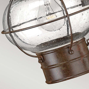 Hinkley Outdoor Wall Light from the Cape Cod range. Cape Cod 1 Light Medium Wall Lantern Product Code = HK-CAPECOD2-M