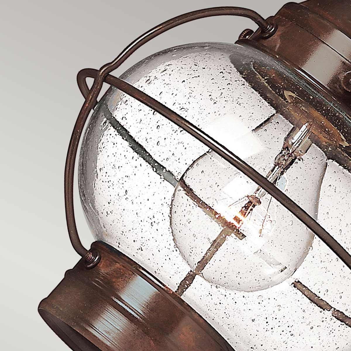 Hinkley Ceiling Flush from the Cape Cod range. Cape Cod 1 Light Flush Lantern Product Code = HK-CAPECOD8-S