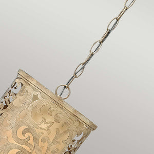 Hinkley Pendant from the Carabel range. Carabel 1 Light Mini Pendant Product Code = HK-CARABEL-P-A