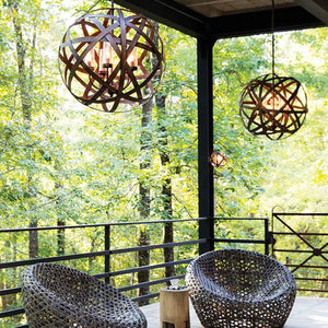 Hinkley Chandelier from the Carson range. Carson 5 Light Outdoor Chandelier Product Code = HK-CARSON-5P