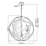 Hinkley Chandelier from the Carson range. Carson 5 Light Outdoor Chandelier – SKU HK-CARSON-5P