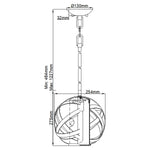 Hinkley Pendant from the Carson range. Carson 1 Light Pendant Light – SKU HK-CARSON-P