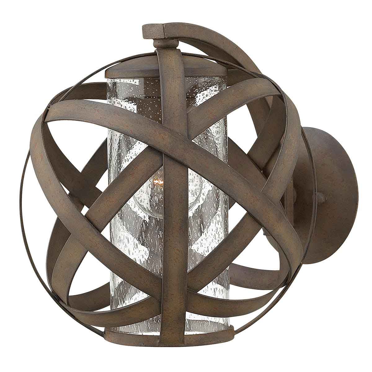 Hinkley Outdoor Wall Light from the Carson range. Carson 1 Light Small Wall Lantern Product Code = HK-CARSON1