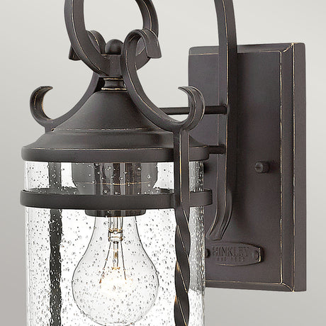 Hinkley Outdoor Wall Light from the Casa range. Casa 1 Light Wall Lantern Product Code = HK-CASA-S