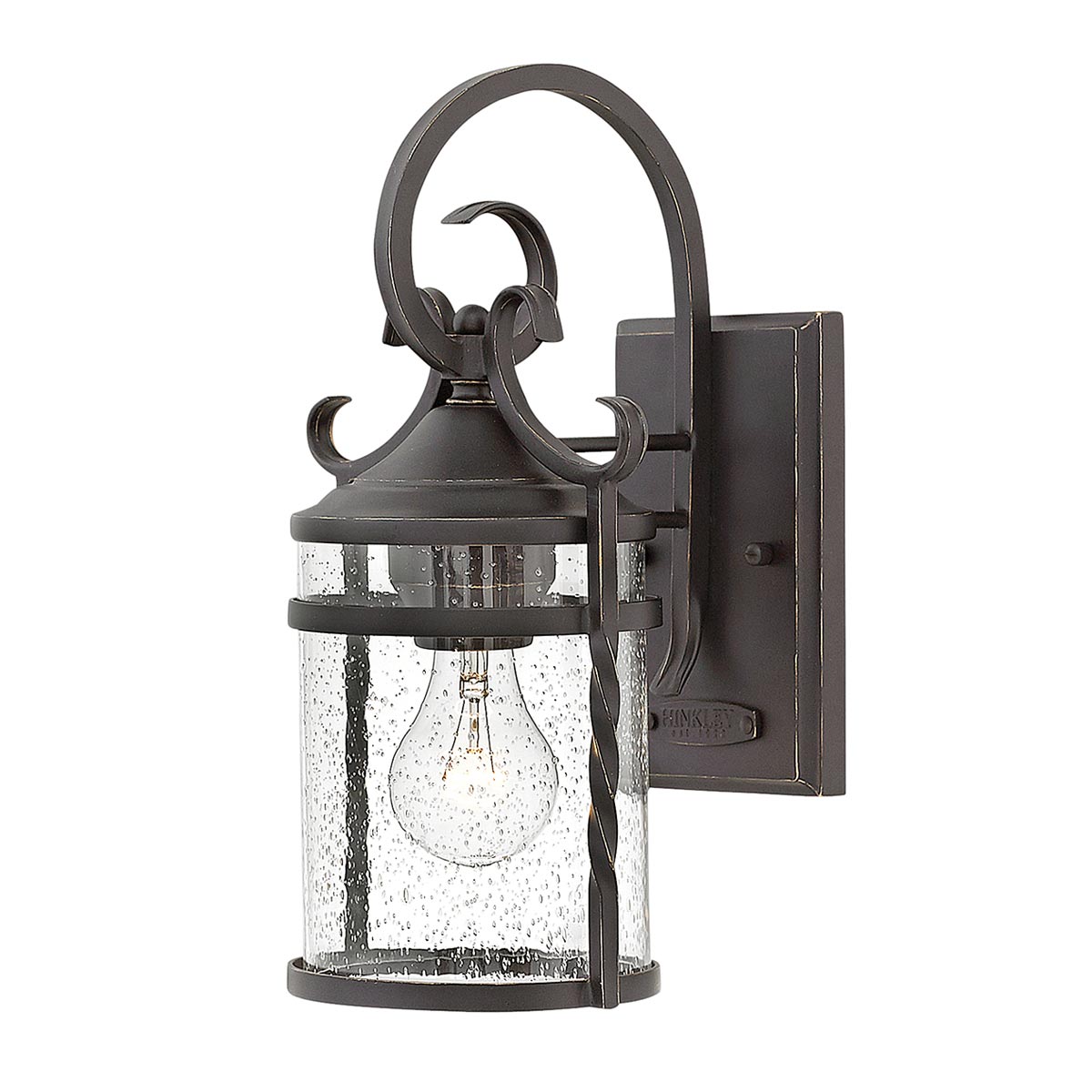 Hinkley Outdoor Wall Light from the Casa range. Casa 1 Light Wall Lantern Product Code = HK-CASA-S
