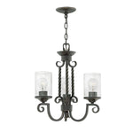 Hinkley Chandelier from the Casa range. Casa 3 Light Chandelier – SKU HK-CASA3