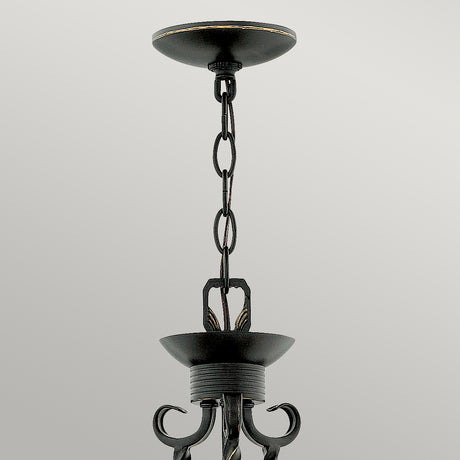 Hinkley Chandelier from the Casa range. Casa 3 Light Chandelier Product Code = HK-CASA3