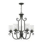 Hinkley Chandelier from the Casa range. Casa 5 Light Chandelier Product Code = HK-CASA5