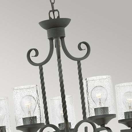 Hinkley Chandelier from the Casa range. Casa 5 Light Chandelier Product Code = HK-CASA5