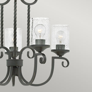 Hinkley Chandelier from the Casa range. Casa 5 Light Chandelier Product Code = HK-CASA5
