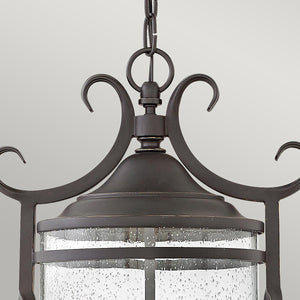 Hinkley Outdoor Hanging from the Casa range. Casa 3 Light Chain Lantern Product Code = HK-CASA8