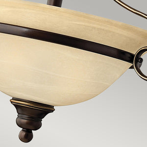 Hinkley Ceiling Semi-Flush from the Cello range. Cello 2 Light Semi-Flush Product Code = HK-CELLO-SF