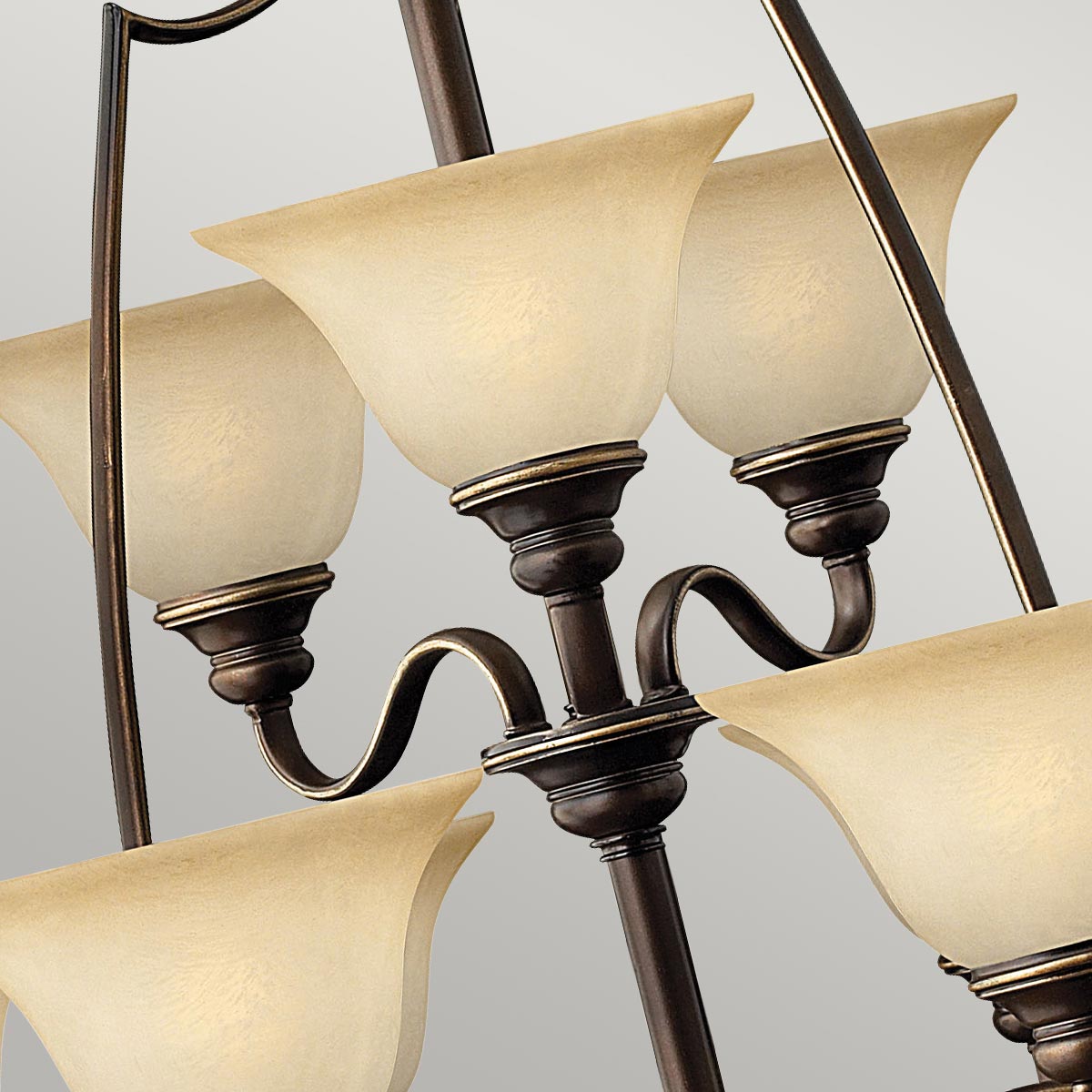Hinkley Chandelier from the Cello range. Cello 15 Light Chandelier  Product Code = HK-CELLO15