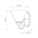 Hinkley Wall Light from the Cello range. Cello 1 Light Wall Light – SKU HK-CELLO1
