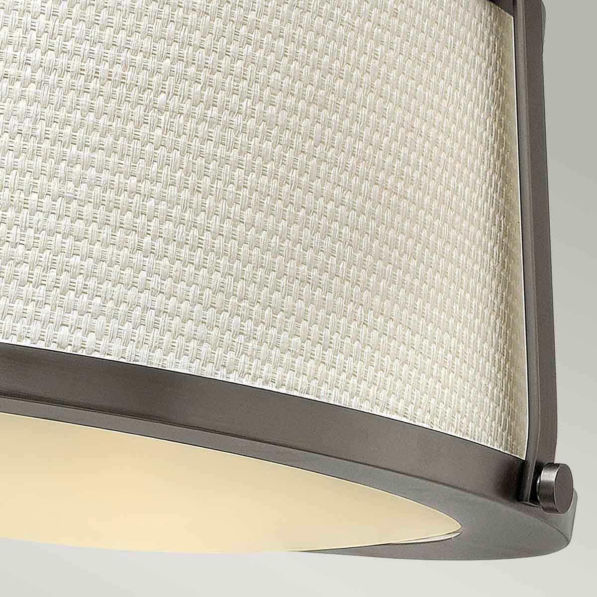 Hinkley Ceiling Semi-Flush from the Charlotte range. Charlotte 3 Light Semi-Flush Product Code = HK-CHARLOTTE-SF-AN