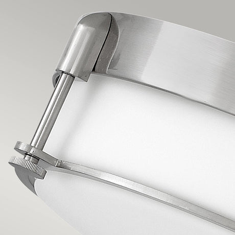 Hinkley Ceiling Flush from the Colbin range. Colbin Medium Flush - Brushed Nickel Product Code = HK-COLBIN-F-M-BN