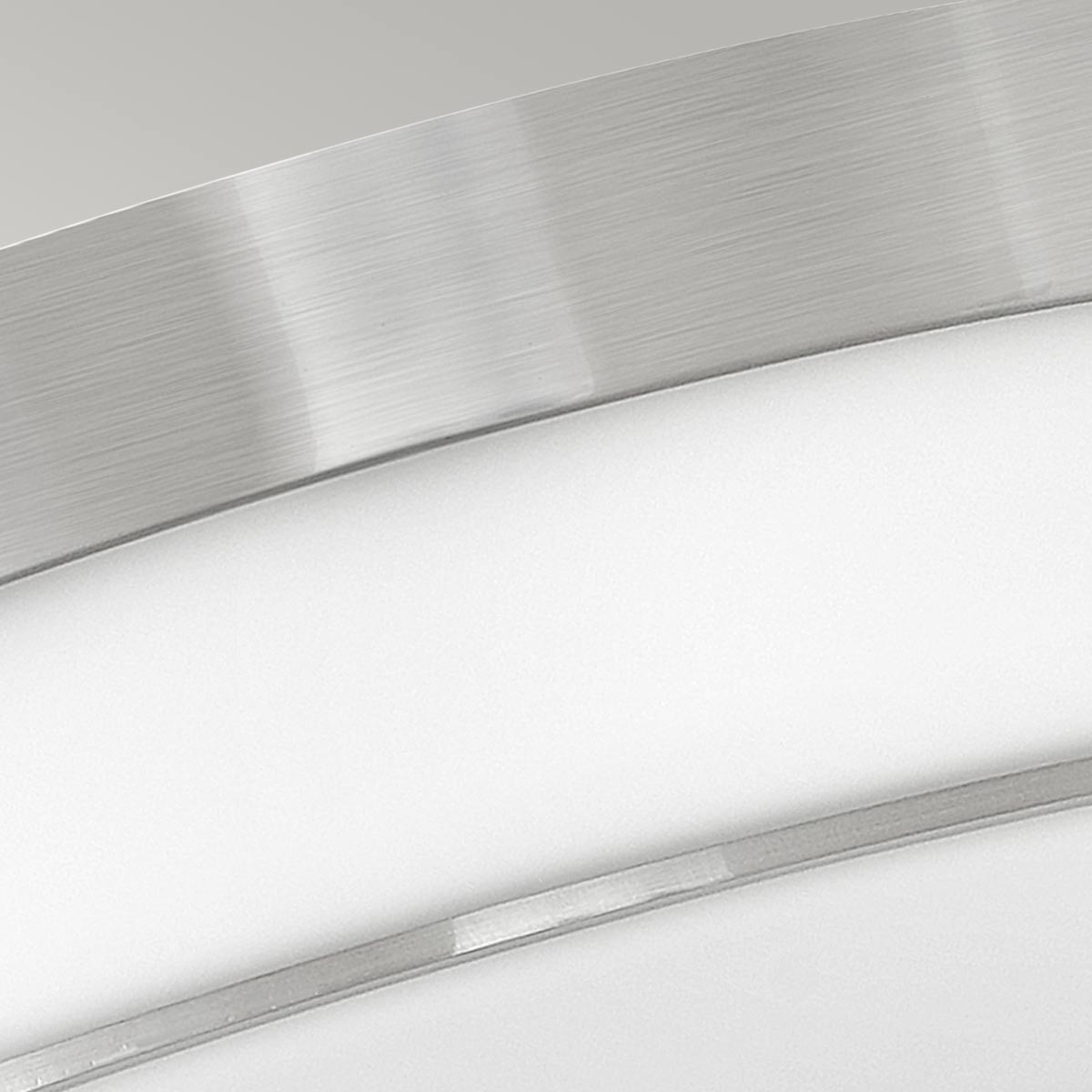 Hinkley Ceiling Flush from the Colbin range. Colbin Medium Flush - Brushed Nickel Product Code = HK-COLBIN-F-M-BN