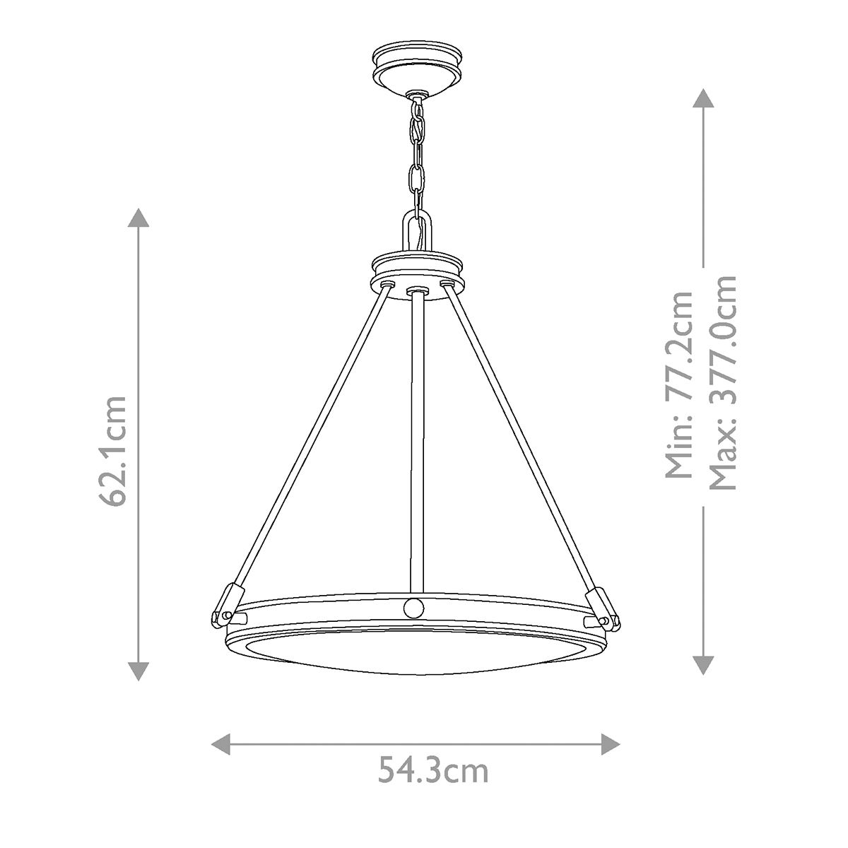Hinkley Pendant from the Collier range. Collier 4 Light Pendant – SKU HK-COLLIER-P