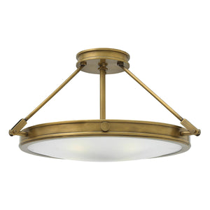 Hinkley Ceiling Semi-Flush from the Collier range. Collier 4 Light Large Semi-Flush Product Code = HK-COLLIER-SF-M