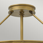 Hinkley Ceiling Semi-Flush from the Collier range. Collier 4 Light Large Semi-Flush Product Code = HK-COLLIER-SF-M