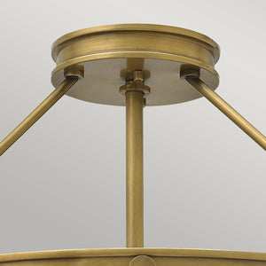 Hinkley Ceiling Semi-Flush from the Collier range. Collier 4 Light Large Semi-Flush Product Code = HK-COLLIER-SF-M
