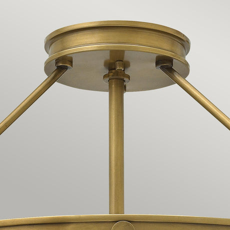 Hinkley Ceiling Semi-Flush from the Collier range. Collier 4 Light Large Semi-Flush Product Code = HK-COLLIER-SF-M