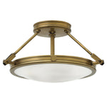 Hinkley Ceiling Semi-Flush from the Collier range. Collier 3 Light Semi-Flush – SKU HK-COLLIER-SF-S