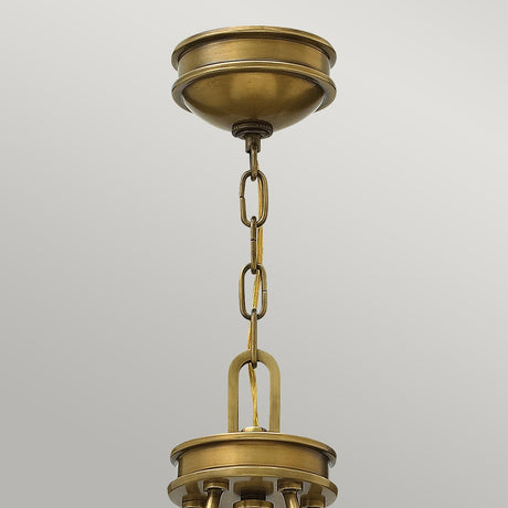 Hinkley Chandelier from the Collier range. Collier 5 Light Chandelier Product Code = HK-COLLIER5