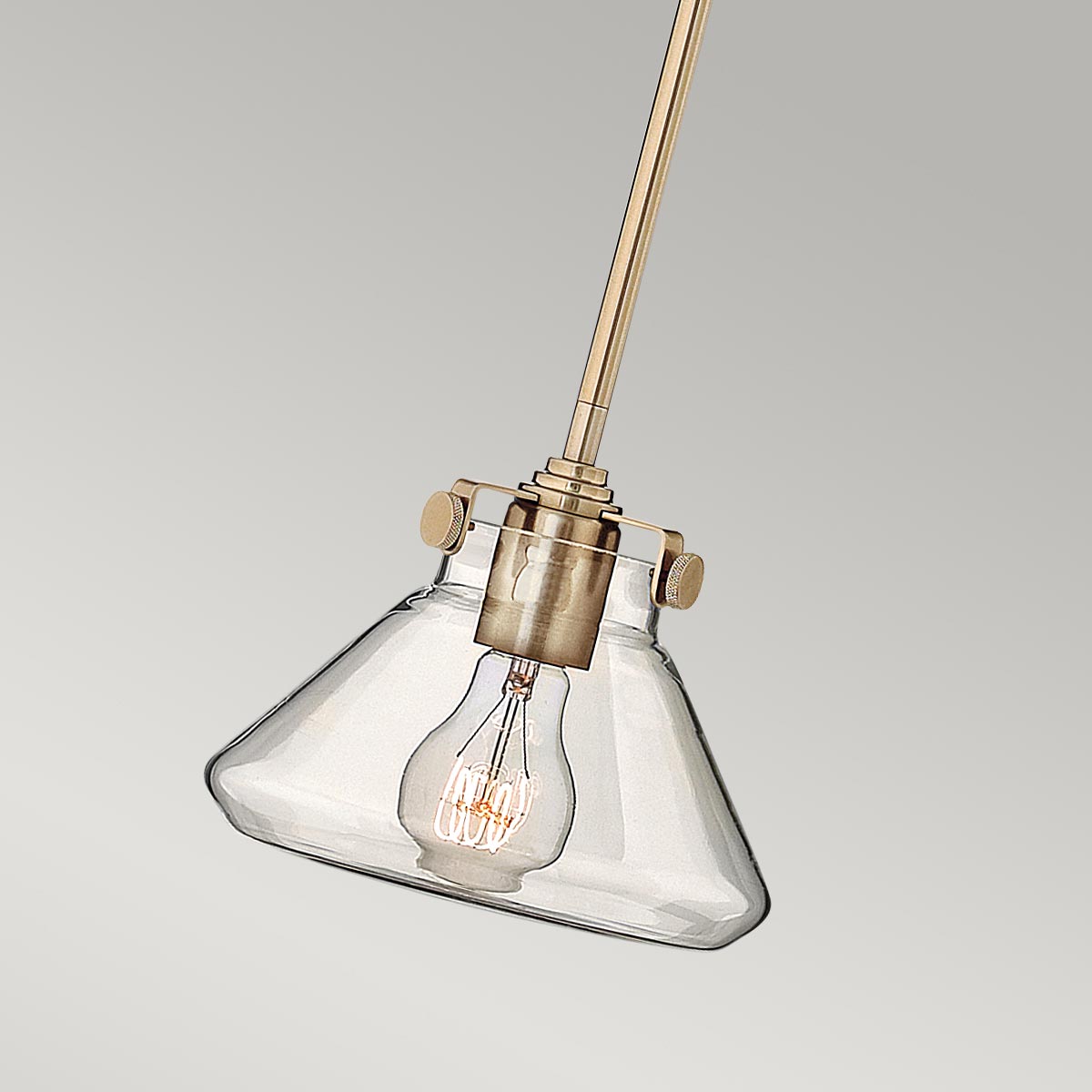 Hinkley Pendant from the Congress range. Congress 1 Light Clear Glass Pendant Product Code = HK-CONGRESS-P-A-BC