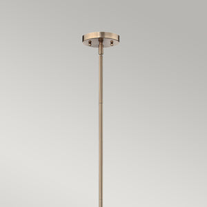 Hinkley Pendant from the Congress range. Congress 1 Light Pendant - Brushed Caramel Product Code = HK-CONGRESS-P-C-BC