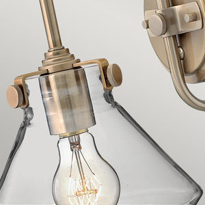 Hinkley Wall Light from the Congress range. Congress 1 Light Clear Glass Wall Light Product Code = HK-CONGRESS1-A-BC