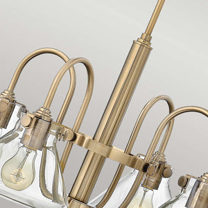 Hinkley Chandelier from the Congress range. Congress 4 Light Clear Glass Chandelier Product Code = HK-CONGRESS4-A-BC