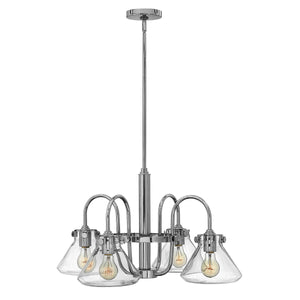 Hinkley Chandelier from the Congress range. Congress 4 Light Clear Glass Chandelier Product Code = HK-CONGRESS4-A-CM